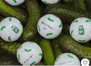 TaylorMade TP5 Pix 'Pickle' Limited Edition Golf Balls x 3 NEW Balls 1 sleeve - Picture 1 of 3