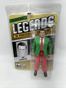 NUOVO Jim Cornette Legends of Professional Wrestling Figure Toy Company - Foto 1 di 6