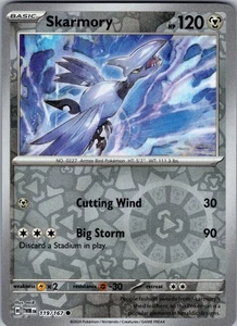Skarmory - 119/167 - Holofoil inverso - Mascarada Crepúsculo - Casi nuevo - Imagen 1 de 2