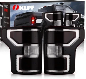 Luz trasera ahumada de freno trasero OKLPF compatible con Ford F150 F-15 2018 2019 2020 - Imagen 1 de 6