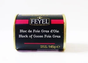 Foie Gras d`OIE Elsässer Gänseleber  Bloc von Feyel 2x145g original Frankreich ! - Bild 1 von 1
