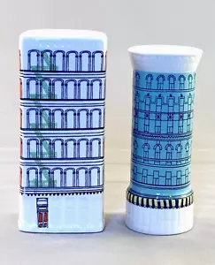 Kate Spade -Lenox Salt & Pepper Set / HOPSCOTCH DRIVE ABOUT TOWN BUILDING, NEW - Picture 1 of 9