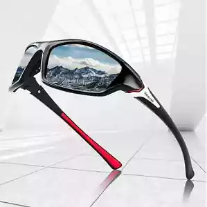Polarisierte Sonnenbrille Herren Damen Retro Quadratisch Sport Angeln Radfahren Fahren - Bild 1 von 5
