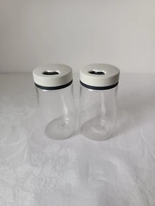 Tupperware Salz- und Pfefferstreuer je 190 ml zur Gourmet-Mühle RARITÄT NEU - Bild 1 von 5