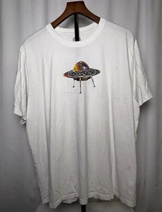 Camisa Levis Silvertab Para Hombres XL Blanca Logotipo Hechizado Nave Espacial Alien Retro - Imagen 1 de 5