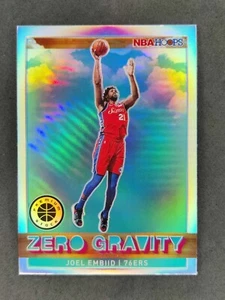 2019-20 Panini NBA Hoops Premium Stock JOEL EMBIID Zero Gravity Silver Prizm #19 - Picture 1 of 3