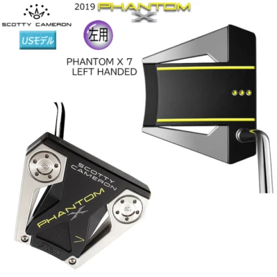 NEU LEFTY SCOTTY CAMERON PHANTOM X 7 Putter US Modell 34 Zoll mit Head Cover LH - Bild 1 von 4