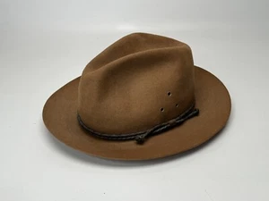VTG Stetson 4X XXXX Beaver Safari Collection Fedora Hat Men's Size 7 1/8 - Picture 1 of 6