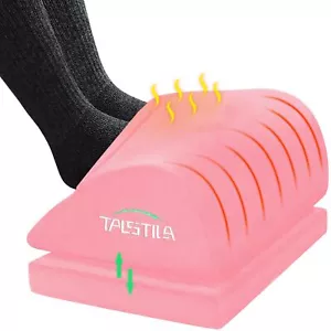 Foot Rest for Under Desk at Work Footrest with Warm Plush Feet Pocket Ergonom... - Picture 1 of 7