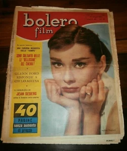 BOLERO # 528 - 1957 - Audrey HEPBURN Jean SEBERG Glenn FORD CAROSONE PIN UPS! - Picture 1 of 8