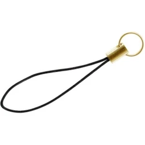 14 correas Lariat negras y doradas para unir dijes a llaveros, cremalleras, insignias y * - Imagen 1 de 1