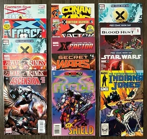 MISC MARVEL COMICS LOT INDIANA JONES; CONAN; X-MEN; SECRET WARS +MORE - Picture 1 of 15