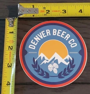 DENVER BEER Brewing Co Vinyl Sticker ~NEW! Craft Beer Brew Brewery Logo Decal~ - Picture 1 of 3