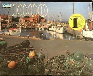 Neu Vintage 1999 Bornholm Dänemark Hafen Boote Gilde Puzzle 1000 KOMPLETT Kostenloser Versand - Bild 1 von 3