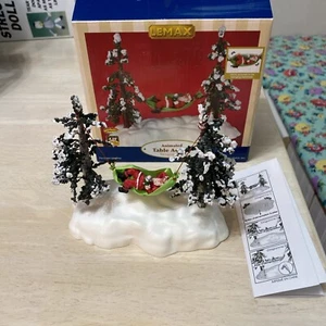 2004 Lemax Swinging Santa In Hammock Christmas Decor Animated Figure 44191 NIB - Bild 1 von 11