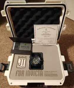 Orologio Invicta #23132 Reserve JT Grand Octane Cronografo Acciaio Nero Blu #456 - Foto 1 di 4