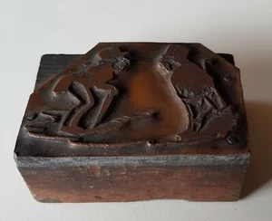 Altes Klischee Zwei Männer mit Anzug und Zylinder Druckstempel Druckplatte #003 - Bild 1 von 7