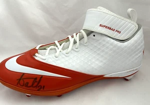 RARE! NIKE AUTOGRAPHED BRONCOS CLEAT AQIB TALIB WITH JSA COA - Picture 1 of 9