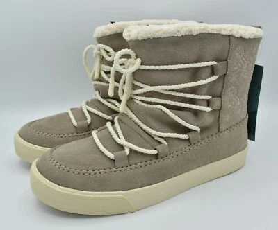 Botas de piel de oveja sintética resistentes al agua Toms para mujer talla 9 Alpine Desert Foto 1 de 4