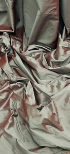 Mint Two Tone Supreme Taffeta Fabric 58'' PRICE PER METER - Picture 1 of 2