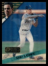 1994 Sportflics 2000 Rookie & Traded Artist's Proof #147 Luis Lopez
