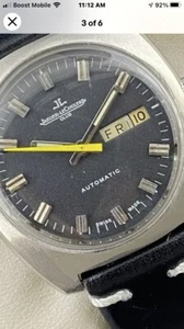 Reloj de pulsera vintage automático Jaeger Lecoultre Club con fecha de día 1916 para hombre JG282 - Imagen 1 de 7