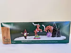 2000 Department 56 Balancing Act Set Of 3 North Pole Woods Retired 56932 w/Box - Picture 1 of 7