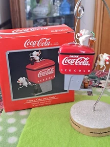 Coca Cola Christmas Ornament Have A Coke & A Smile Second Issue 1990 Series iB - Picture 1 of 11