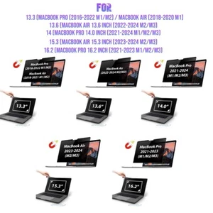 13,3/13,6/14/15,3/16,2 w magnetycznej ochronie ekranu prywatności do MacBooka Pro / Air - Zdjęcie 1 z 12