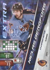 2010-11 (THRASHERS) Adrenalyn XL Extra Signature #ES11 Nicklas Bergfors