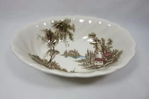 Johnson Bros Vintage 9" The Old Mill Vegetable Side Dish Serving Bowl England - Picture 1 of 11