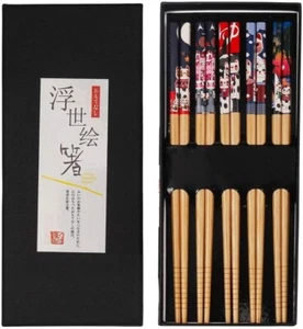 Essstäbchen 5 Paar Stäbchen Japanisch Chopsticks Stäbchen Zum Essen Sushi St... - Bild 1 von 9