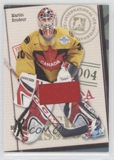 2006 In the Game-Used International Ice Signature Series 1/1 Martin Brodeur xp6