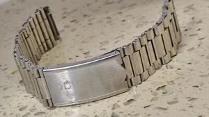 VINTAGE ZODIAC Bracelet Watch Lug 20mm Steel Used - Picture 1 of 11