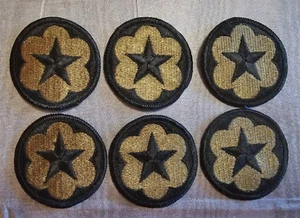 US Military Patches - 6 Army Service Forces patches - Picture 1 of 2