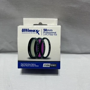 (3 Stück) ULTIMAXX Multi Coated HD Filter Kit 58 mm UV CPL FLD - Bild 1 von 3