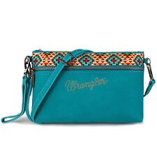 Wrangler Clutch Wristlet Purse Western Crossbody Bags Embroidered Wallet for ...