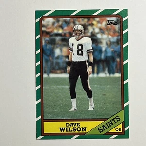 1986 Topps #340 Dave Wilson Saints NM/MT - Picture 1 of 2
