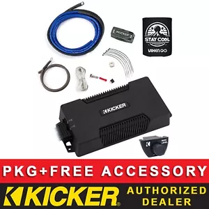 KICKER PXA600.1 MARINE/BOAT/UTV AUDIO PX SERIES MONO AMPLIFIER+REMOTE BASS KNOB - Picture 1 of 6