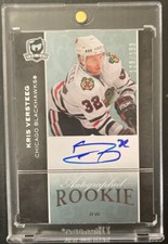 2007-08 Upper Deck The Cup Kris Versteeg Rookie RC Autograph Auto/199 Blackhawks