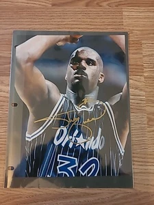 SHAQUILLE O'NEAL signed mit Gold Orlando Magic 8x10 Foto - First Years Autogramm - Bild 1 von 2