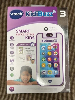 VTech KidiBuzz 3 Smart Device for Kids W/ KidiCom Chat | Purple - Image 1 of 4