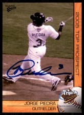 2005 MultiAd Pacific Coast League Top Prospects Jorge Piedra Signed IP AUTO