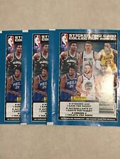Lot of 3 2019 Serial #’d Limited Panini basketball stickers and card collection.