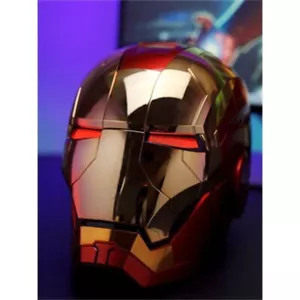 Neu Autoking Iron Man Gold MK5 Helm elektronische sprachaktivierte Open & Close Maske - Bild 1 von 11