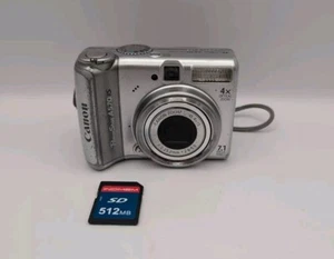 Canon PowerShot A570 IS Digital Camera + SD Card - Retro Camera - Picture 1 of 13
