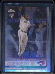 2019 Topps CHROME "rookie debut" VLADIMIR GUERRERO JR blue jays RC - Picture 1 of 2