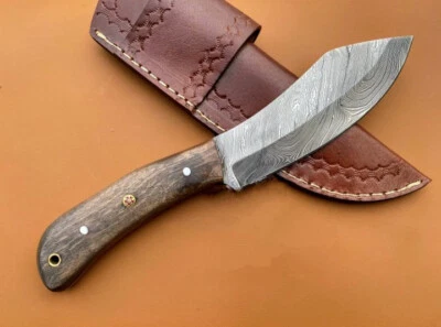 Cuchillo de hoja fija vintage con mango de madera | Lote de cuchillos | Regalo de Navidad | Exterior EE. UU. Foto 1 de 4