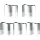  Set of 5 Coated Garden Nails Steel Tents Tarps Staples Barrier Stakes