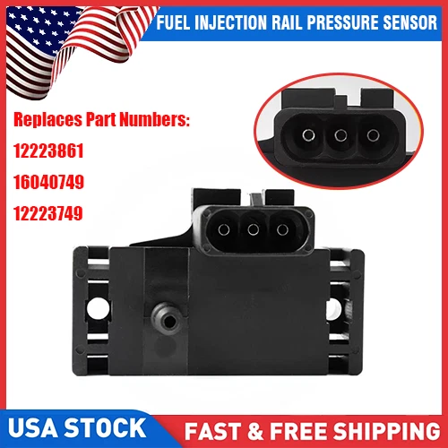 MAP Manifold Absolute Pressure Sensor For Buick /Cadillac Chevrolet GMC 12569240 - Image 1 of 4